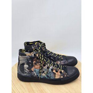 Converse Batman Chuck Taylor All Star Hi Top Shoes DC Comics Men 6.5 Women 8.5